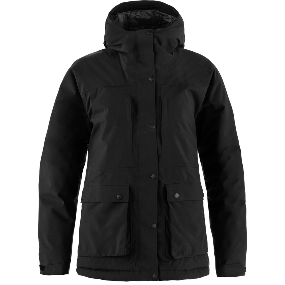 Women's Black Hooded Jacket